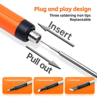 Portable USB Rechargeable Soldering Kit