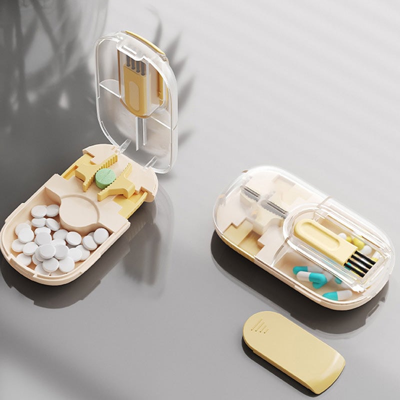 2-in-1 Kada Magnetic Pill Cutter and Storage Box