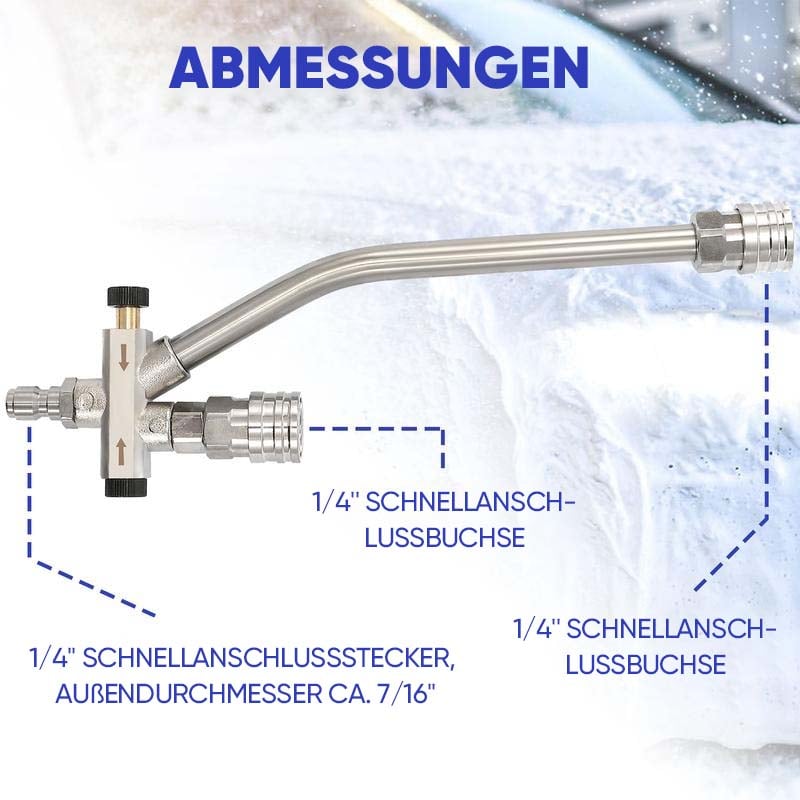 Zubehör für Schaumkanone mit Doppelanschluss