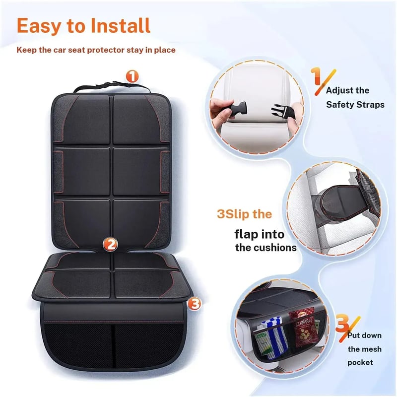 Saker® Waterproof Fabric Car Seat Protector