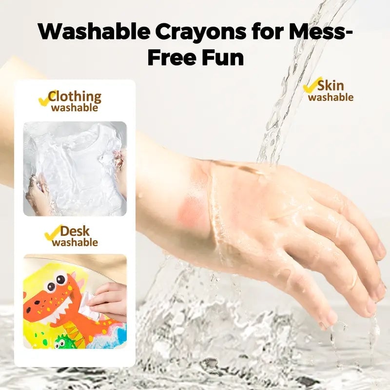 Water-soluble oil pastels