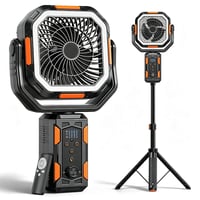 Kexon™ Camping Fan with Light & Power Bank