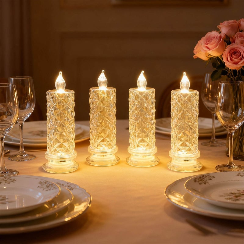 LED-Rosenlicht-Kerzenlampe