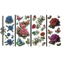 Adesivi per tatuaggi 3D (16 pezzi)