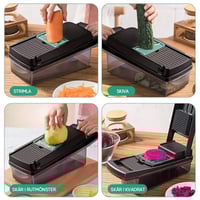 Multifunktionellt grönsaksskärset