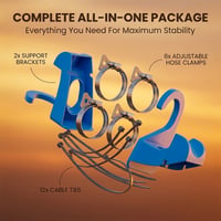 3 Pack Swimming Pool Pipe Bracket