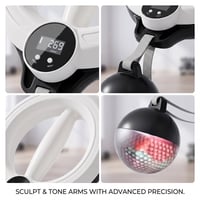 360° Smart LED Arm Hula Hoop Fitness Exerciser