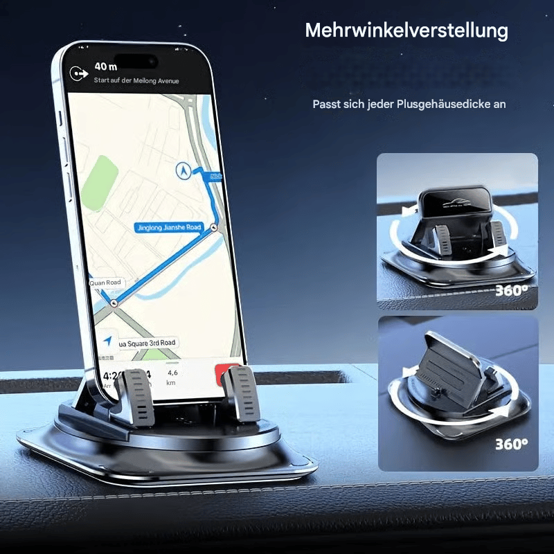 Handyhalterung fürs Auto mit 360°-Drehung