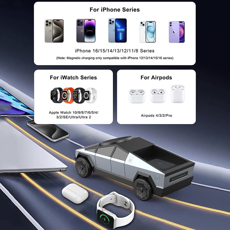 Sakerplus 3 in 1 CyberDock Charging Station