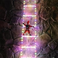 Santa Claus LED Ladder Light