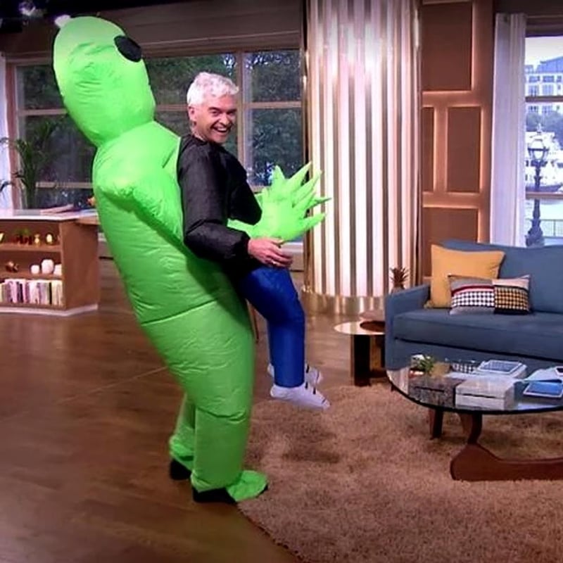 Costume d'extraterrestre gonflable d'Halloween pour adultes et enfants