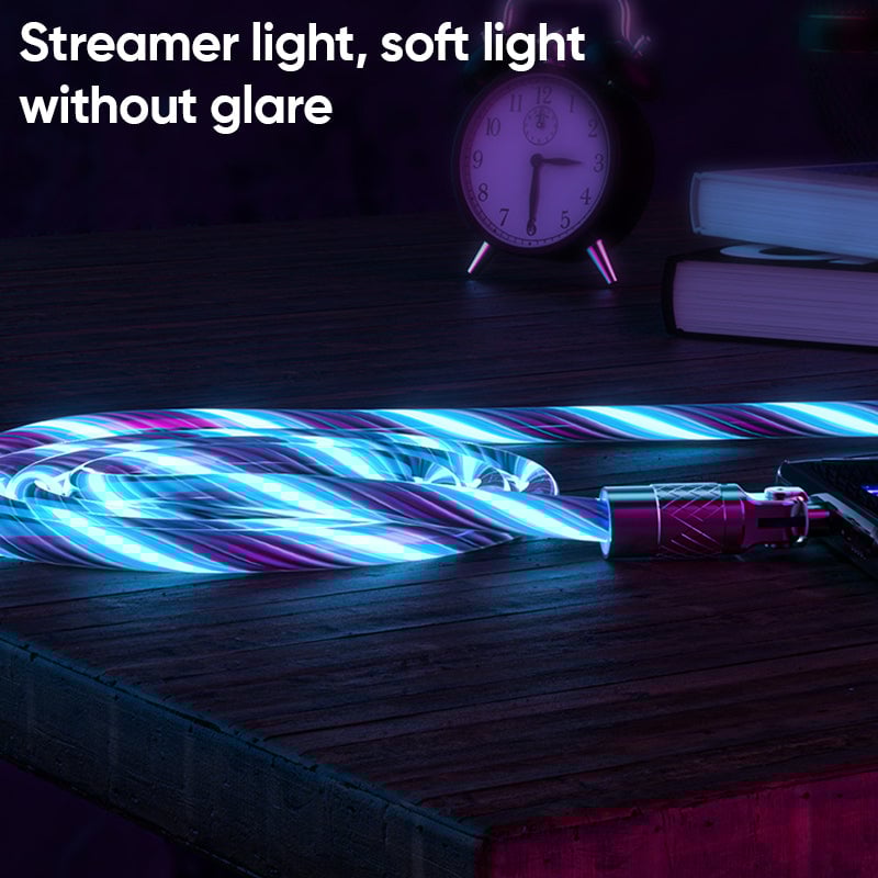 Rotating head streamer data cable