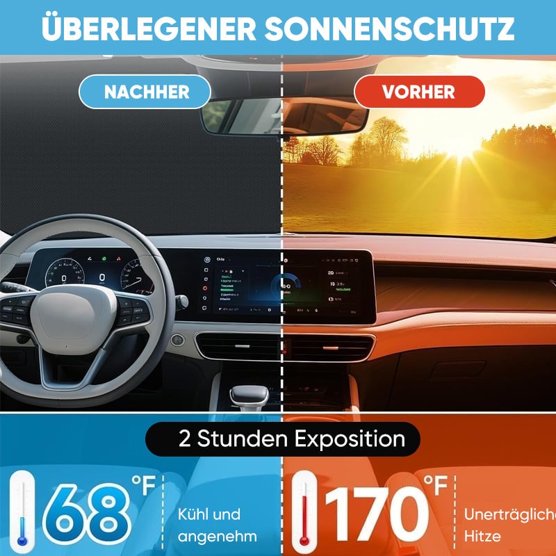 Glas-Schutz gegen Schnee