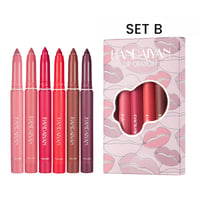Rotating Sharpenable Matte Lipstick Pencils
