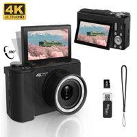 Sakerplus® 4K Mini Kids Digital Camera With Flip Screen