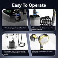 Portable Rechargeable Outdoor Camping Shower Pump