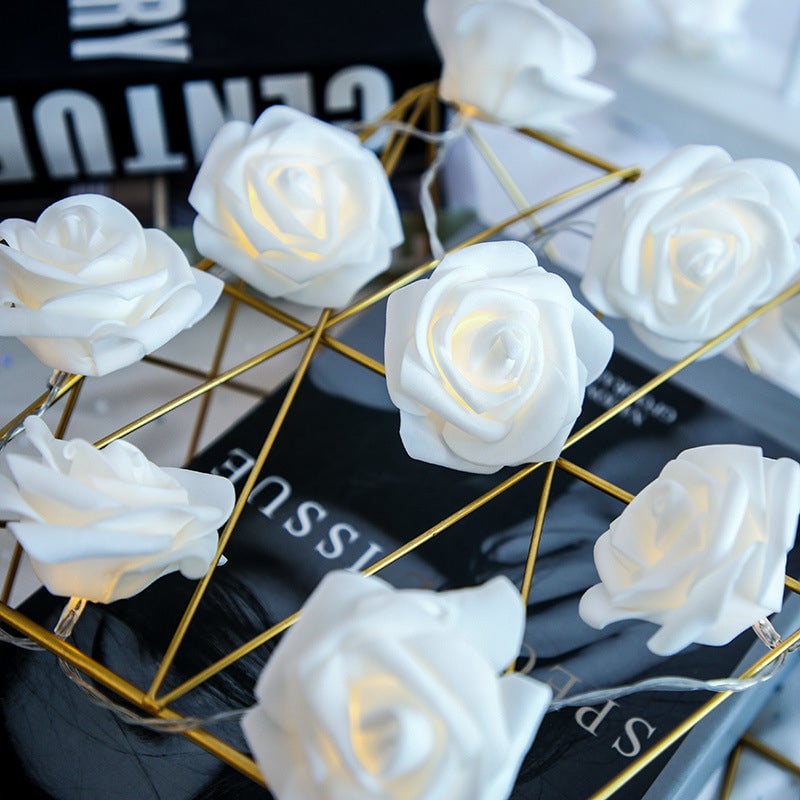 Guirlande lumineuse LED roses
