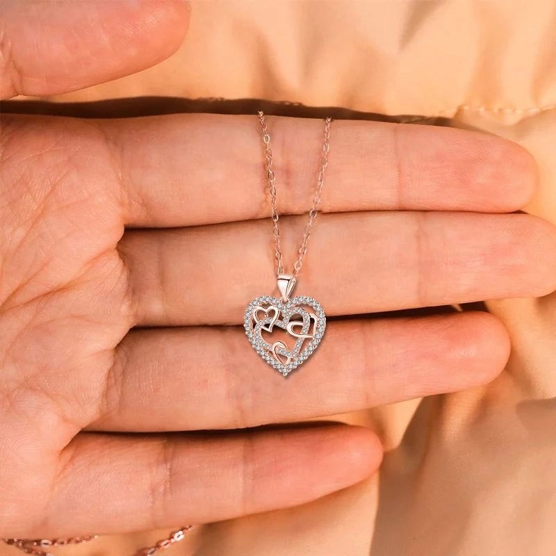 💕Interlocking Hearts Necklace