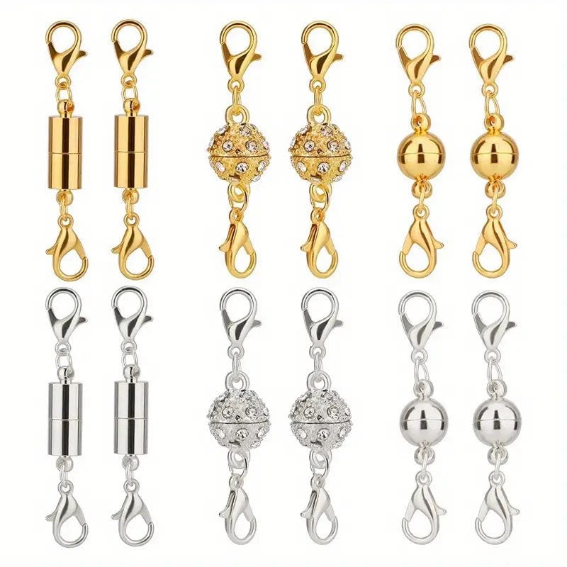 12 Pack Magnetic Necklace Clasps and Closures