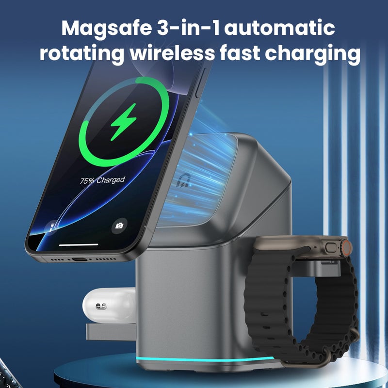 3-in-1 Wireless Fast Charging Charger