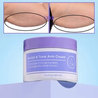 Armcrème voor vormgeving en toning