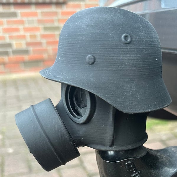 Steel cover cap for trailer hitch