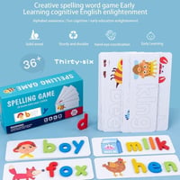 Wooden Alphabet Spelling Game for Kids