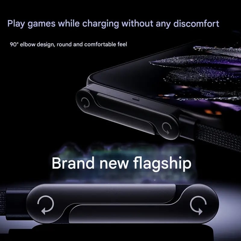 Elbow Fast Charging Data Cable