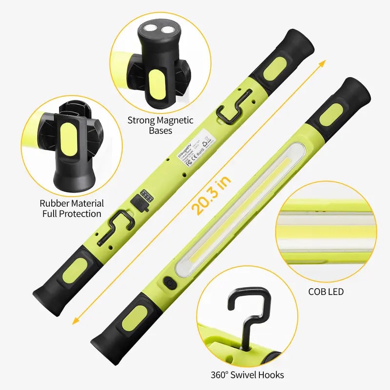 Sakerplus® Magnetic Garage Work Light Bar