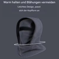 Outdoor Winter Warme Mütze mit Integrierter Halsbedeckung und Fahrradmaske