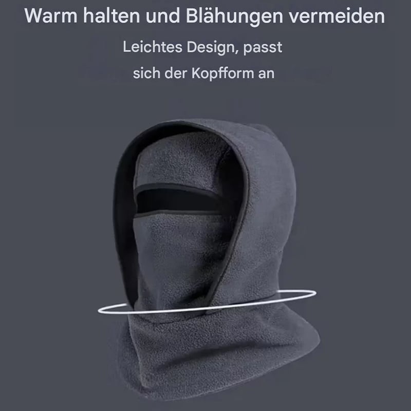 Outdoor Winter Warme Mütze mit Integrierter Halsbedeckung und Fahrradmaske