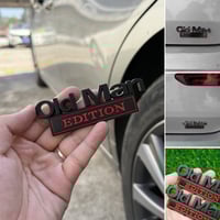 Old Man Edition Car Badge