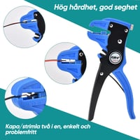 2 i 1 kabelstrippverktyg