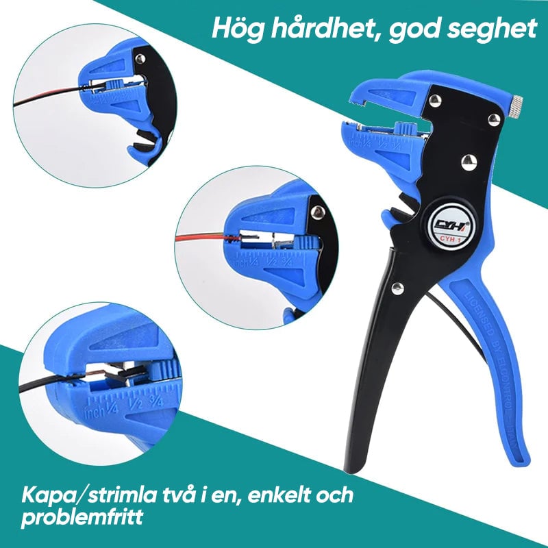 2 i 1 kabelstrippverktyg