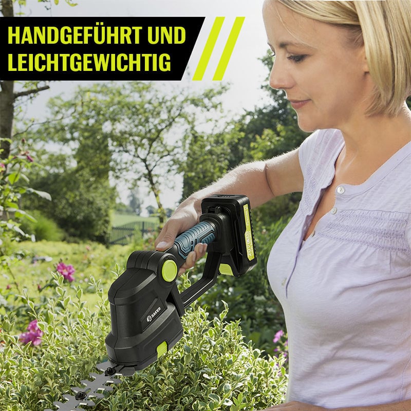 Saker 2-in-1 Akku Grasschere & Heckenschere