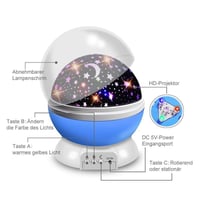Nachtlicht- Romantische Sternenhimmel LED-Projektorlampe