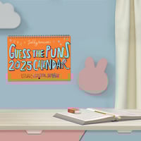 Pun quiz calendar - A4 Guess the Pun 2025