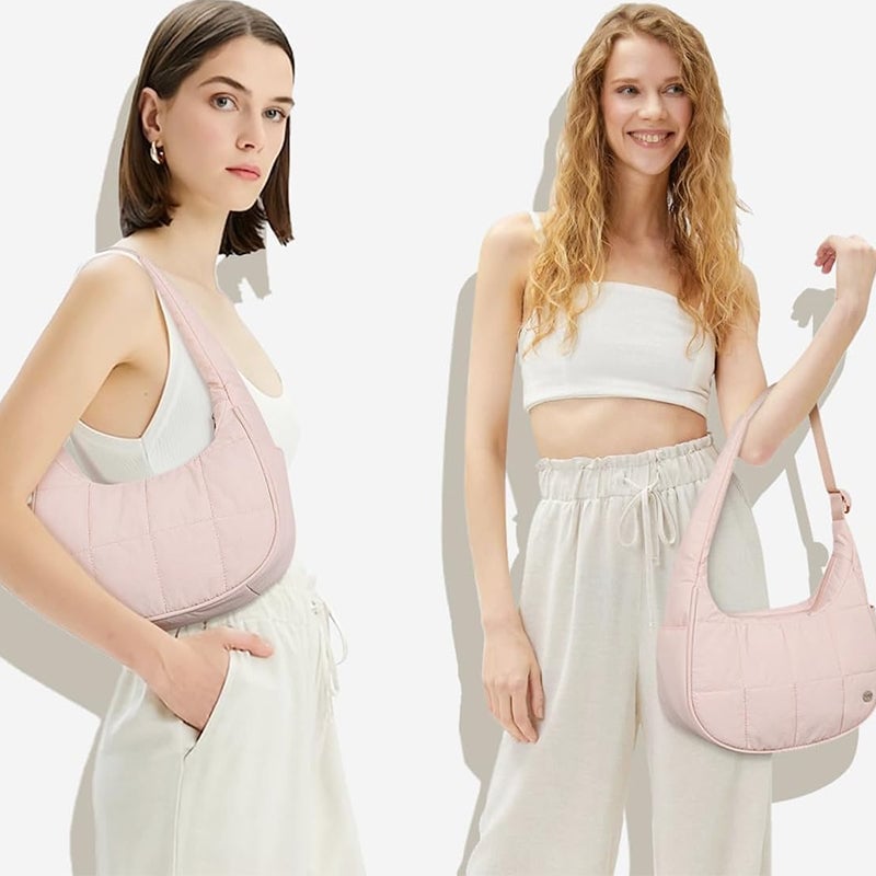 Puffer Crescent Shoulder Bag