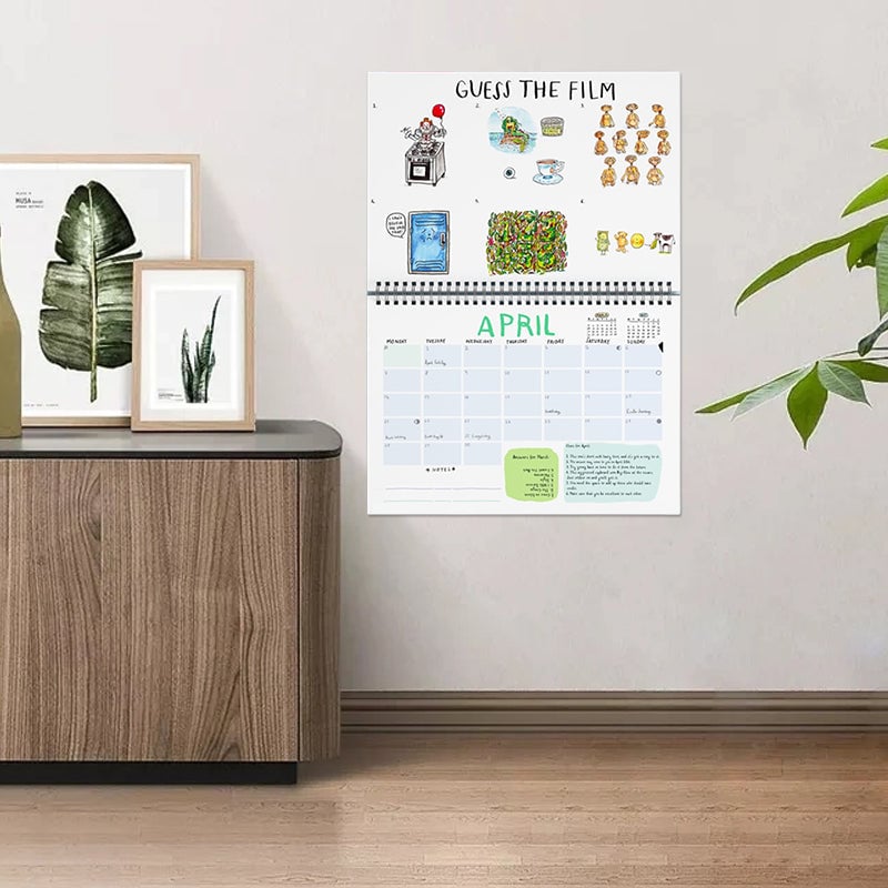 Pun quiz calendar - A4 Guess the Pun 2025