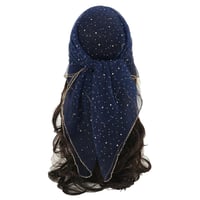 Women's Glitter Decor Head Scarf