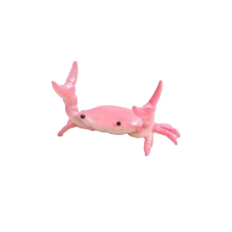 Creative weightlifting crab pen holder ornaments