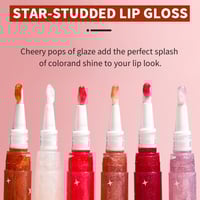 🌈6 colorful colors🌈—Star-studded Lip Gloss
