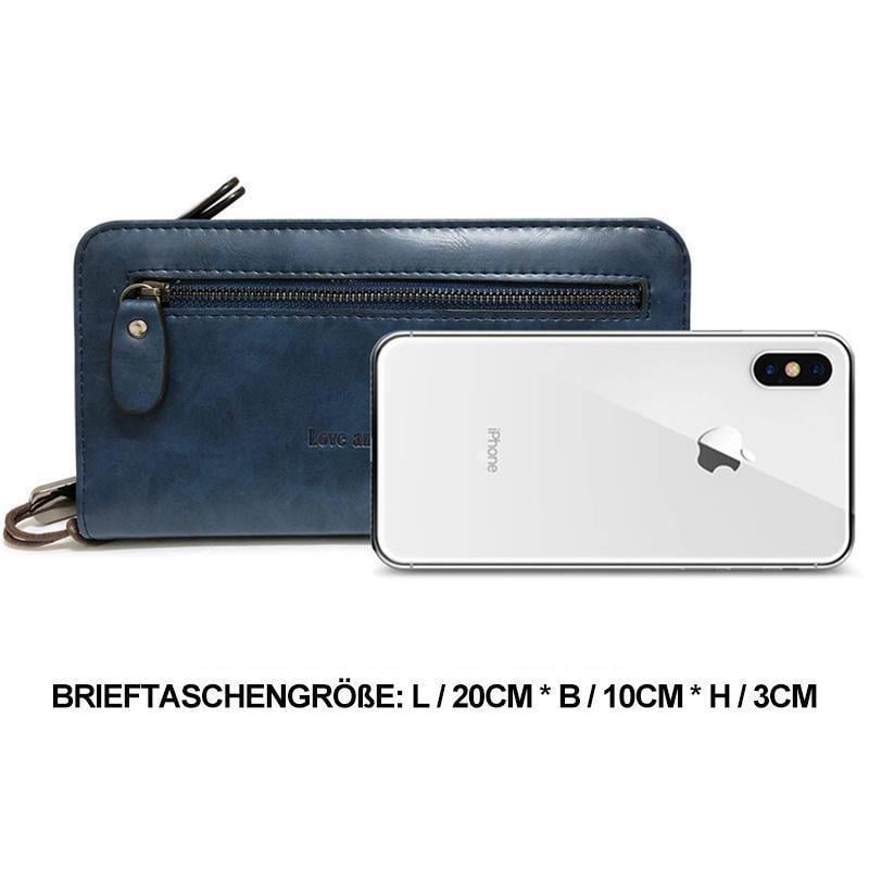 12 Kartenfächer Brieftasche mit großer Kapazität