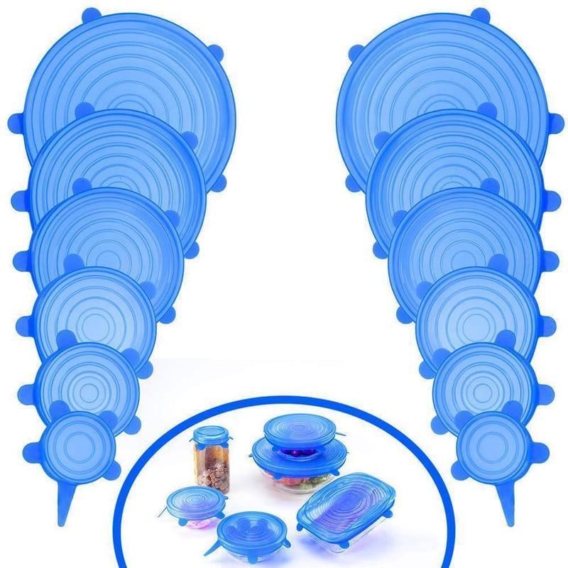 High-Elastic Silicone Fresh-Keeping Lids