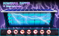 Sakerplus Outdoor Solar Bug Zapper