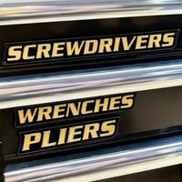 Magnetic Toolbox Labels