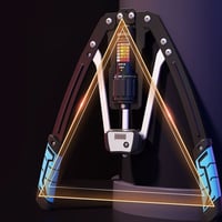 Sakerplus Adjustable Hydraulic Arm Strength Trainer (with LED counter)