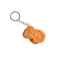 PVC Simulated Chicken Leg Keychain Ornament