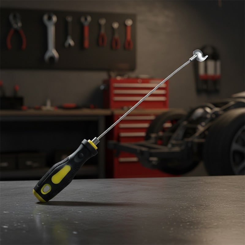 Heat-Resistant Oil Drain Tool for Clean Maintenance