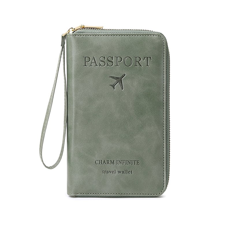 RFID Blocking Long Passport Wallet